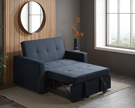 Otto Sofa Bed- Blue