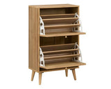 Manila 2 Door Flip Down Shoe Cabinet