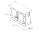 Adam Woodhouse Electric Stove in Black