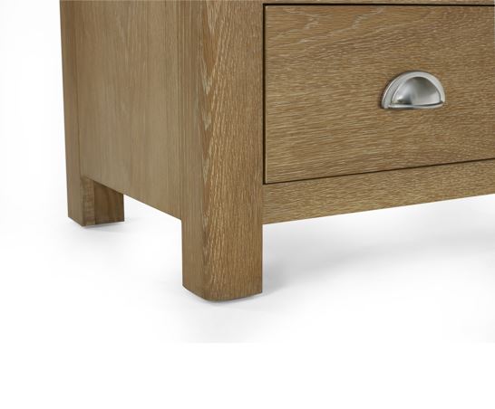 Memphis Limed Oak 3 Drawer Chest