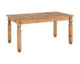 Corona Extending Dining Table - Distressed Waxed Pine