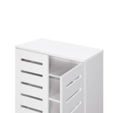 Euston 2 Door Shoe Cabinet - White