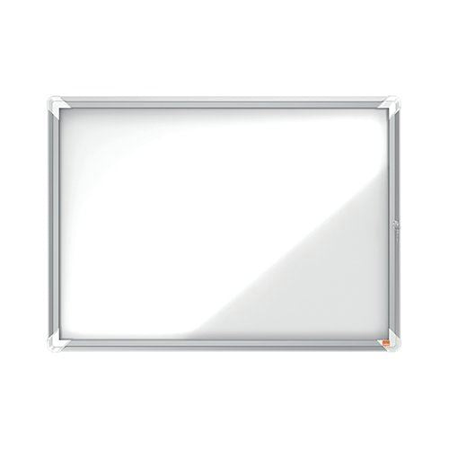 Nobo Premium Plus Outdoor Magnetic Lockable Notice Board 923x667x43mm 8xA4 1902579