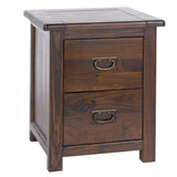 Boston 2 Drawer Bedside