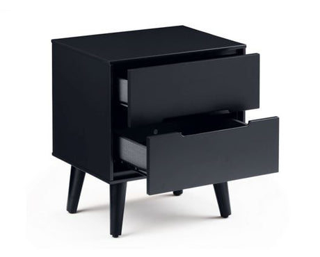 ALICIA 2 DRAWER BEDSIDE - ANTHRACITE