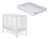 Bantam Space Saver Cot & Cot Top Changer-White