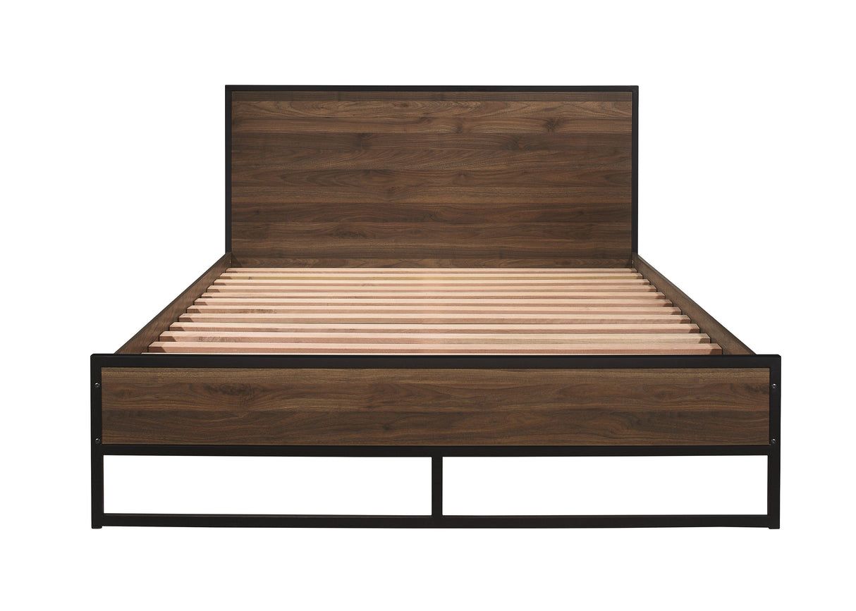 Houston Small Double Bed - Walnut