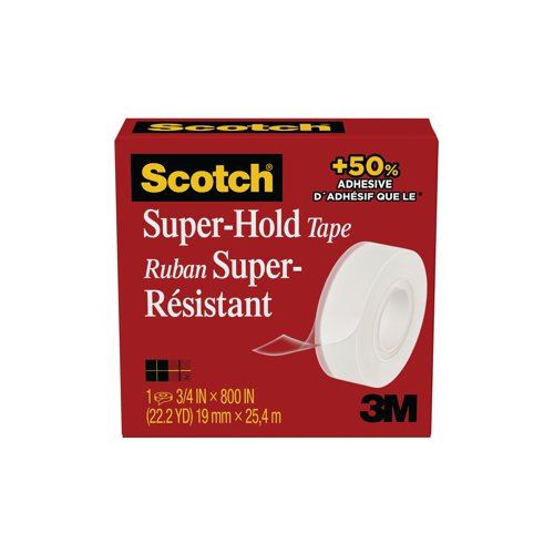 Scotch Super Hold Secure Tape 19mmx25.4m 700K-EU