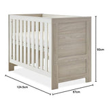 Nika Mini 3 Piece Room Set - Grey Wash & White