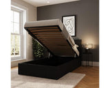 end lift ottoman 90cm black