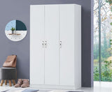 Essentials 3 Door Double Wardrobe White