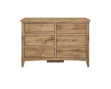 Hampstead 6 Drawer Chest Oak