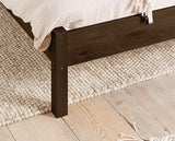 Croxley Rattan Bed Walnut - King