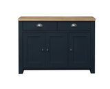 Highgate 3 Door 2 Drawer Sideboard- Navy