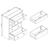Corona Classic 5 drawer chest of drawers