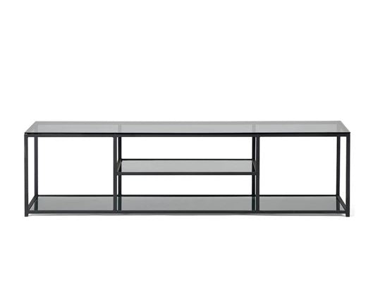 CHICAGO TV UNIT SMOKED GLASS