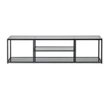 CHICAGO TV UNIT SMOKED GLASS