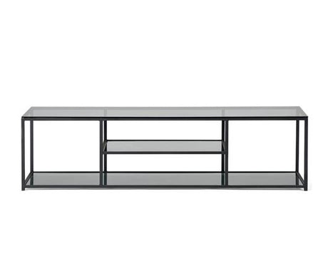 CHICAGO TV UNIT SMOKED GLASS