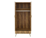 Orleans 2 Door 1 Drawer Wardrobe Mango