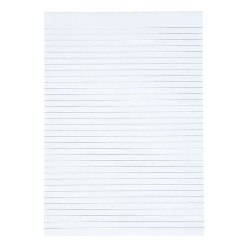 5 Star Value Memo Pad Headbound 60gsm Ruled 160pp A4 White Paper (Pack of 10)