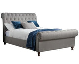Castello Double Bed - Grey