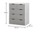 Atrix 3+2 Drawer Chest