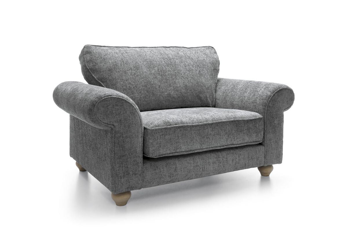 Ingrid Love Seat - Steel Grey