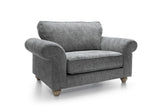 Ingrid Love Seat - Steel Grey