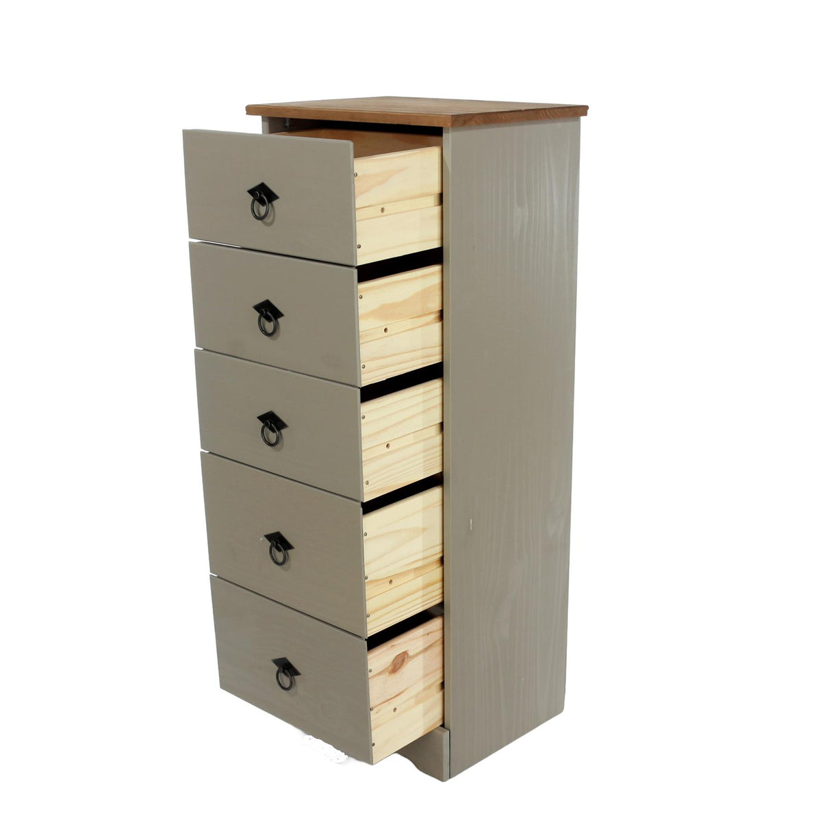Corona Classic 5 drawer narrow chest of drawers