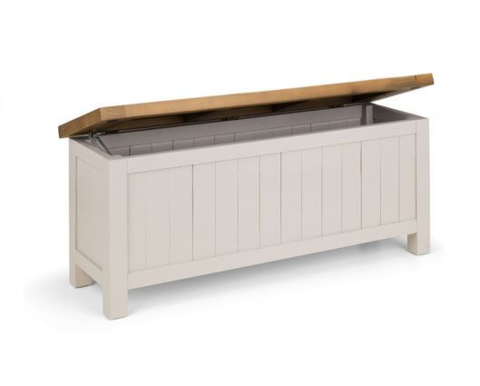 ASPEN STORAGE BENCH - GREY WASH