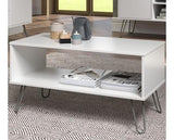 Augusta White Open Coffee Table