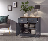 Kendal compact sideboard slate blue