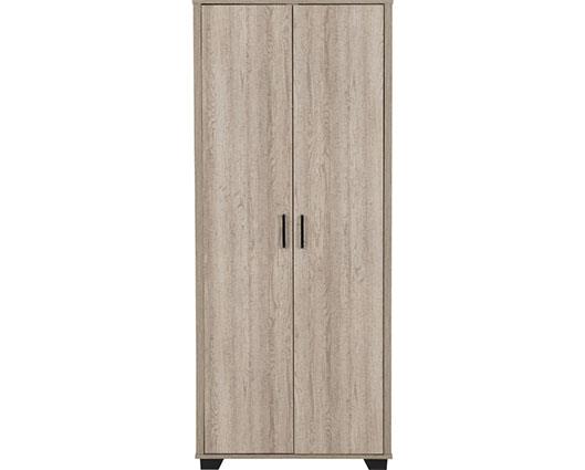 OLIVER 2 DOOR WARDROBE - LIGHT OAK EFFECT
