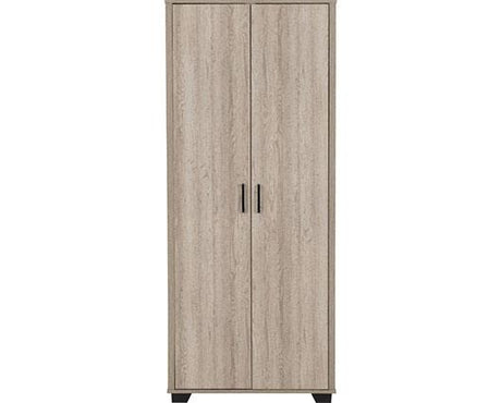 OLIVER 2 DOOR WARDROBE - LIGHT OAK EFFECT
