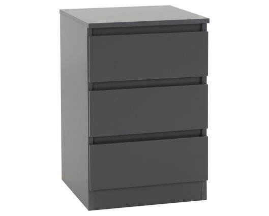 MALVERN 2 DOOR WARDROBE BEDROOM SET - GREY