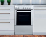 Statesman DELTA50W 50cm Single Cavity Electric Cooker with Solid plate Hob