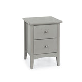 Como 2 Drawer Bedside Cabinet-Light Grey