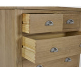Memphis Limed Oak 3 + 2 Drawer Chest