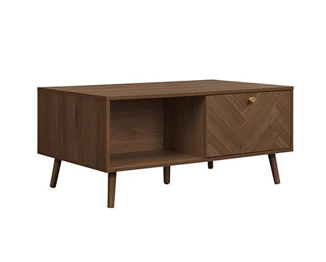 Herringford 1 Drawer Coffee Table - Walnut