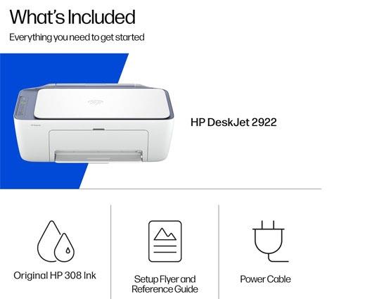 HP DeskJet 2922 All in One Printer