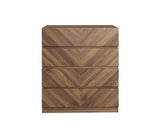 Catania 4 Drawer Chest Royal Walnut