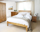 Barcelona Small Double Bed - Pine