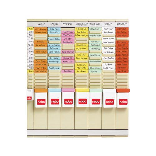 Nobo T-Card 7 Day Planning Kit 2911080