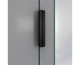 MADRID 4 DOOR 2 DRAWER WARDROBE - GREY/WHITE GLOSS