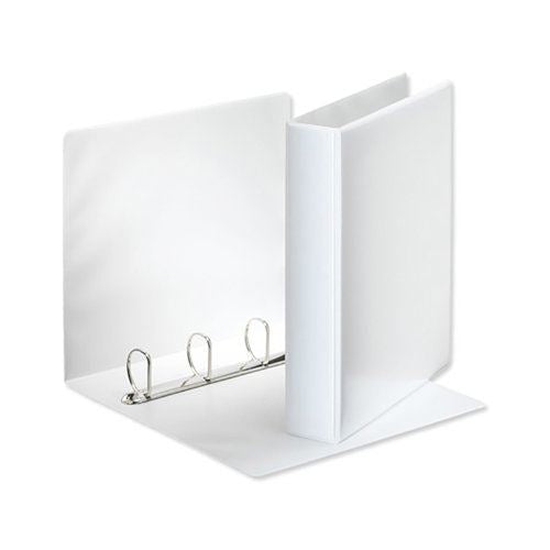 5 Star Office A4 Presentation Ring Binder Polypropylene 38mm 4D-Ring White (Pack of 10)