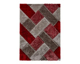 Olympia 2239 Grey/Red - 120 x 170