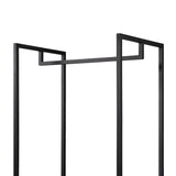 Scala Open Wardrobe with 2 Shelves - White