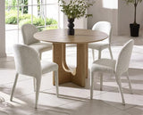 Cellini Round Dinining Table Natural Oak Effect