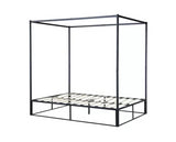 Farringdon Metal 4 Poster Small Double Bed - Black