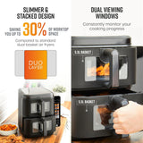 Swan 11L Duo Layer Air Fryer Black